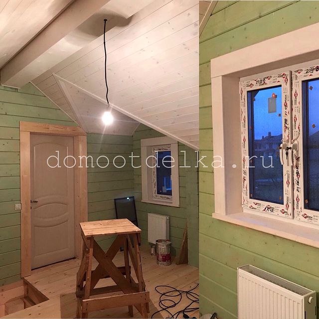 Закончена внутренняя покраска стен